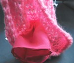 10 inch bl pink knit dress view